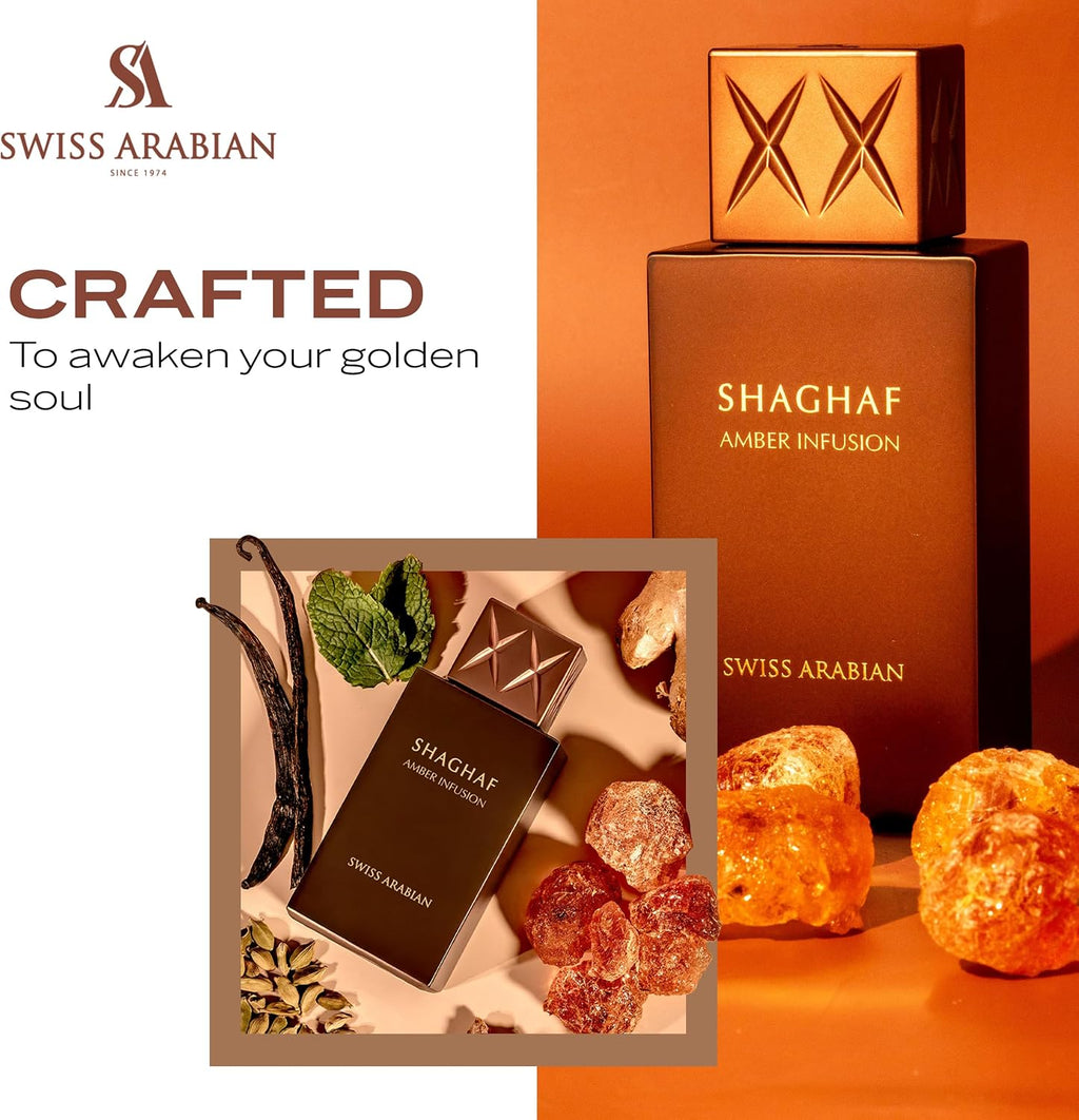 عطر شغف عود اسود للجنسين من سويس ارابيان، او دي بارفان، 75 مل