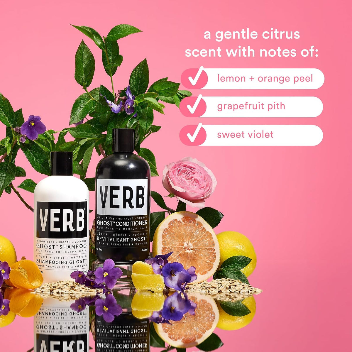 VERB Ghost Shampoo + Conditioner Duo | Weightless Fine Hair Set