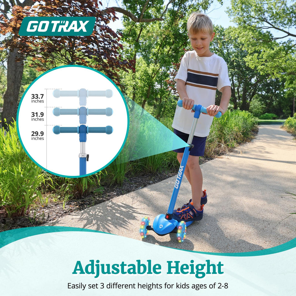 Gotrax KS1 Kids Kick Scooter, 3 Wheels for Boys & Girls 2-8, Gifts