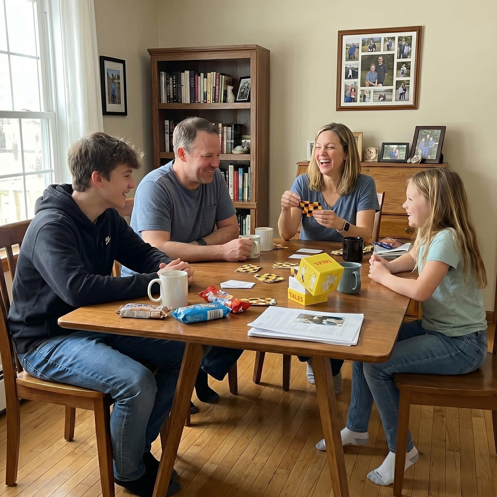 TALES 150 Conversation Cards, Kids Edition, Road Trip Game, Family Bonding
