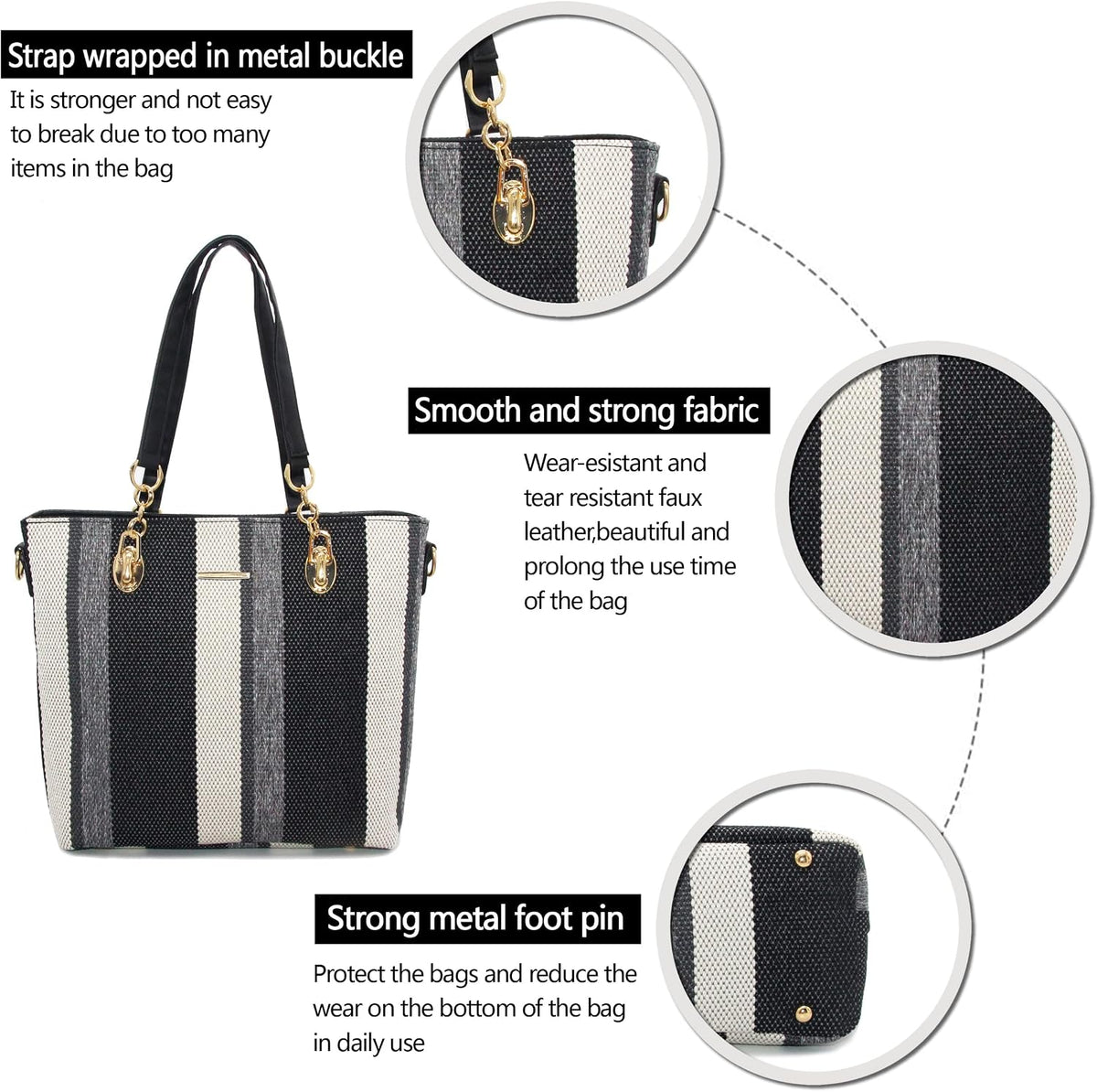 2E-youth Damen Geldbrsen und Handtaschen Set Tragetasche, Umhngetasche