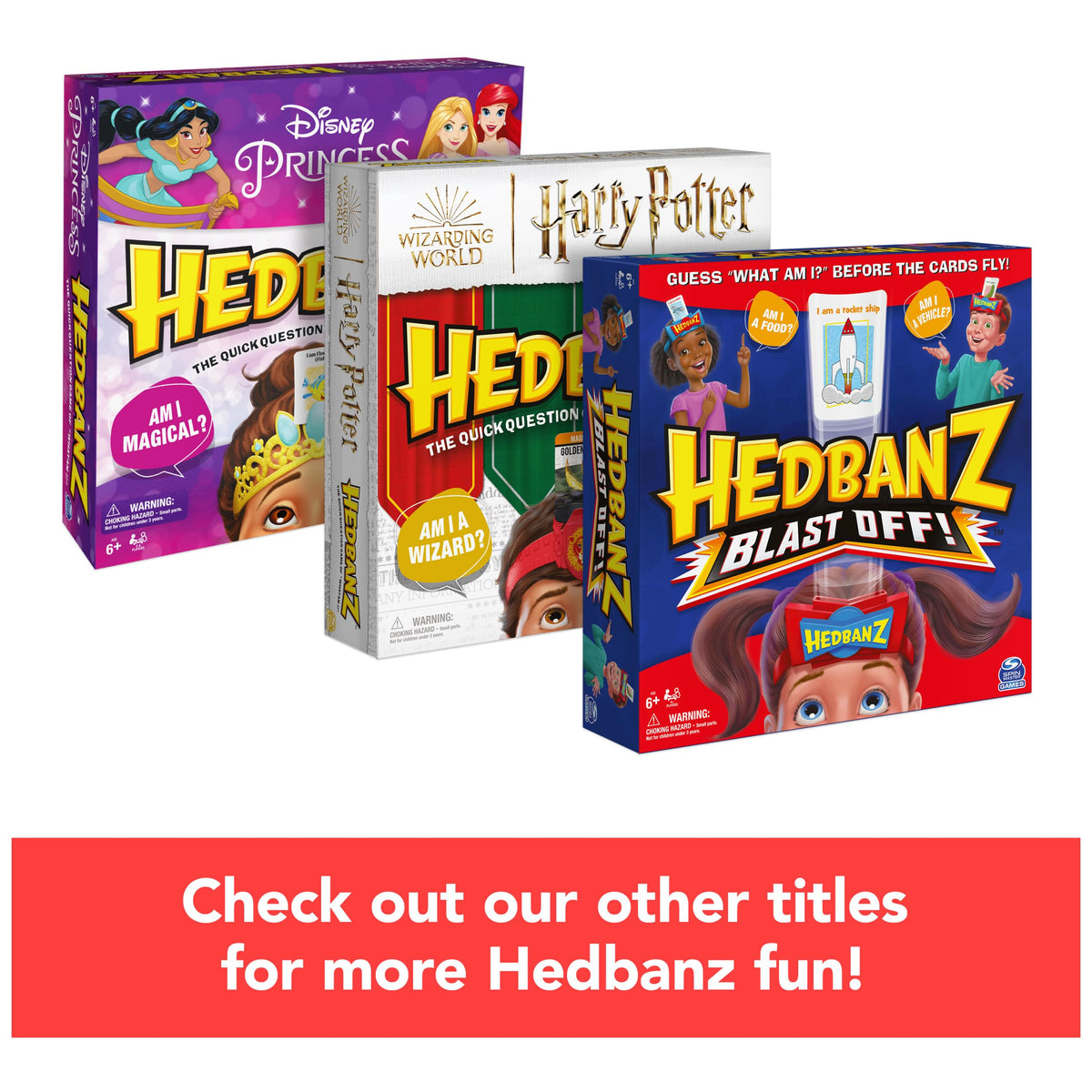 Spin Master Games Hedbanz Picture Guessing Game for Family Game Night