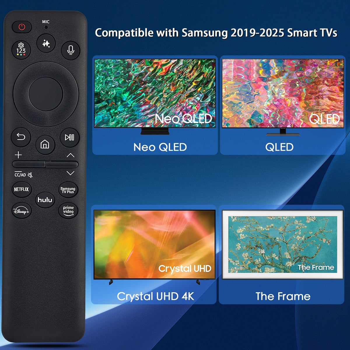 Replacement for Sony TV Voice Remote,for 2019-2026 Sony Bravia Smart TV