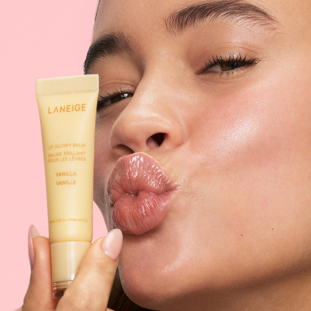 LANEIGE Lip Glowy Balm | Sheer Tinted Lip Treatment Balm Tube