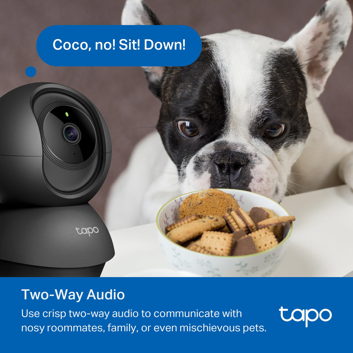 Tapo 1080p Pan/Tilt Security Camera for Baby Monitor, Pet Camera, C200