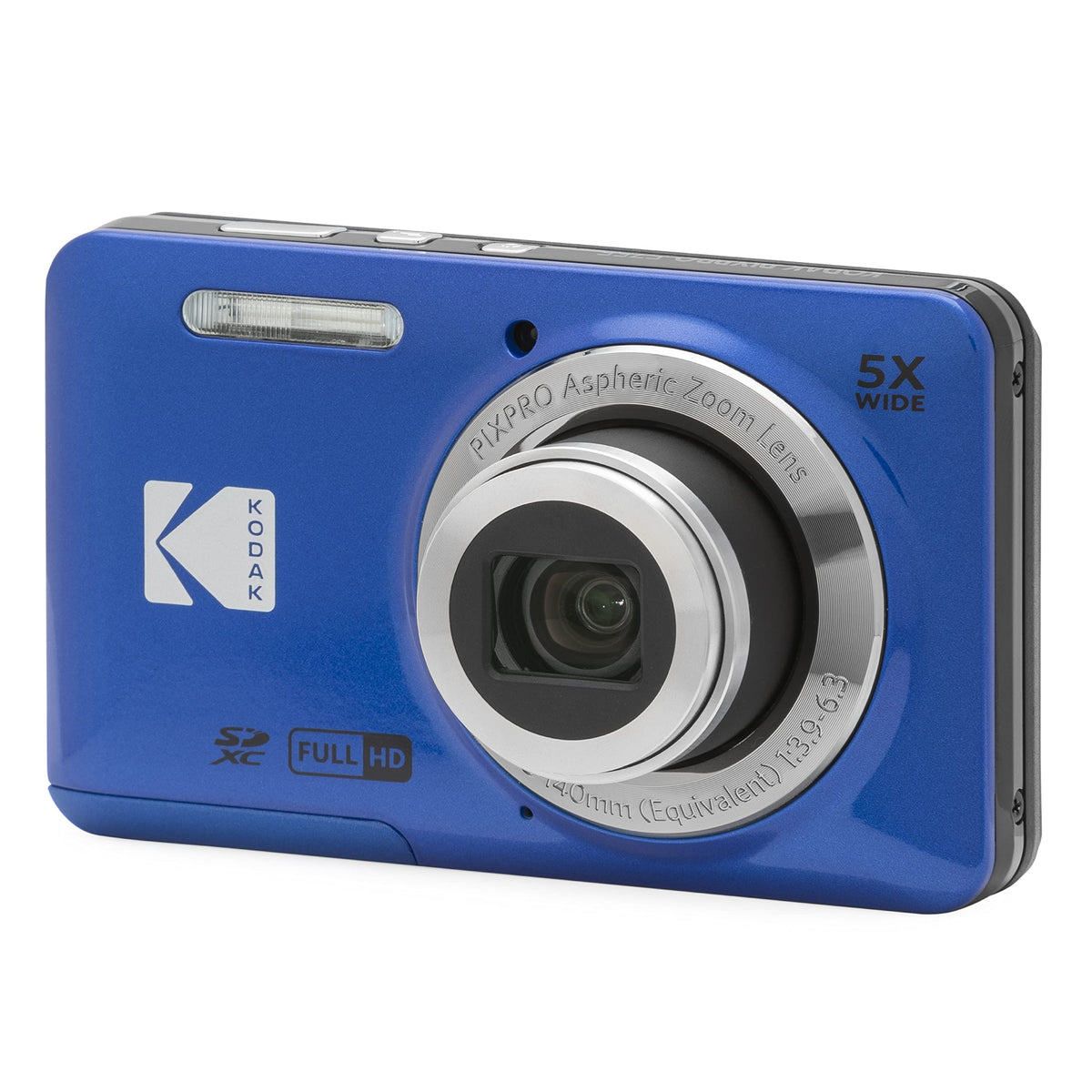 Kodak PIXPRO FZ55-BK 16MP CMOS Sensor Camera 5X Optical Zoom 28mm Wide