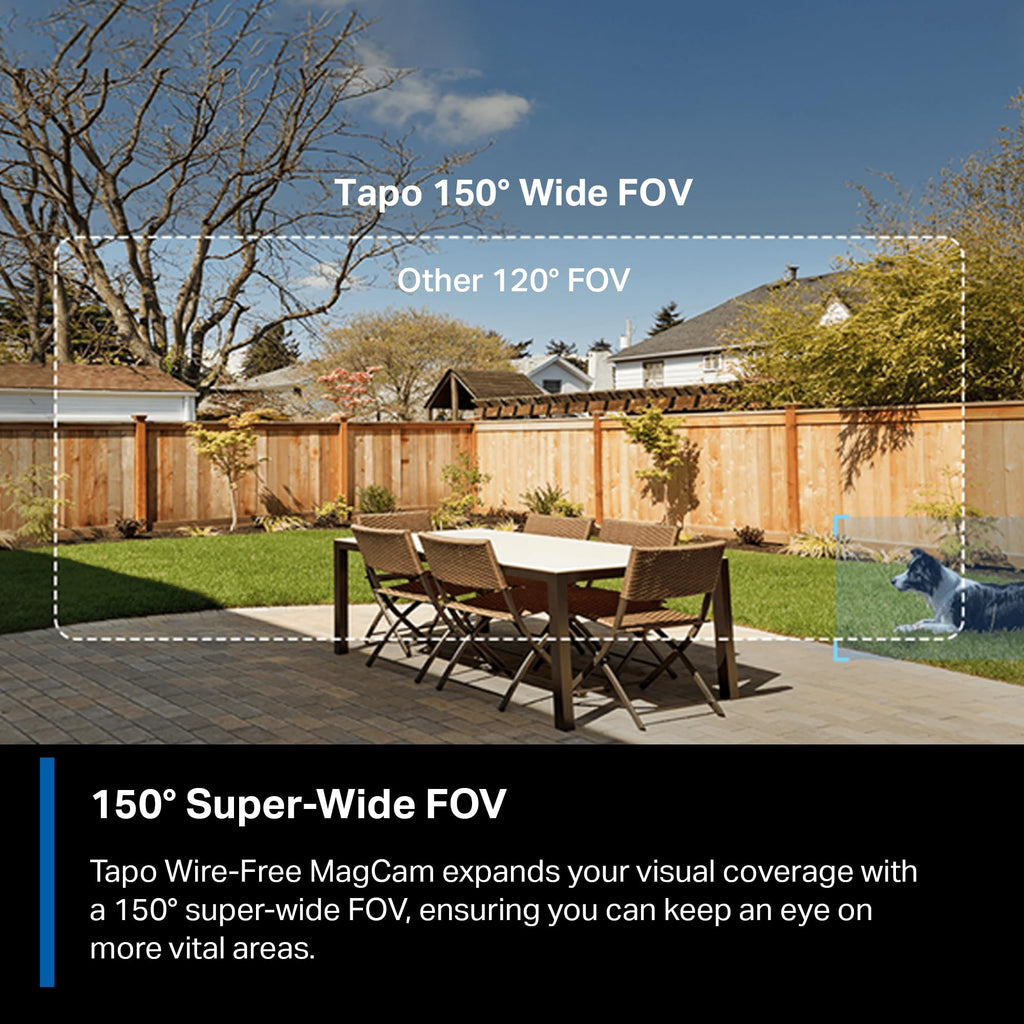 Tapo MagCam 2K+ Security Camera Wireless Outdoor, Battery Powered, C425