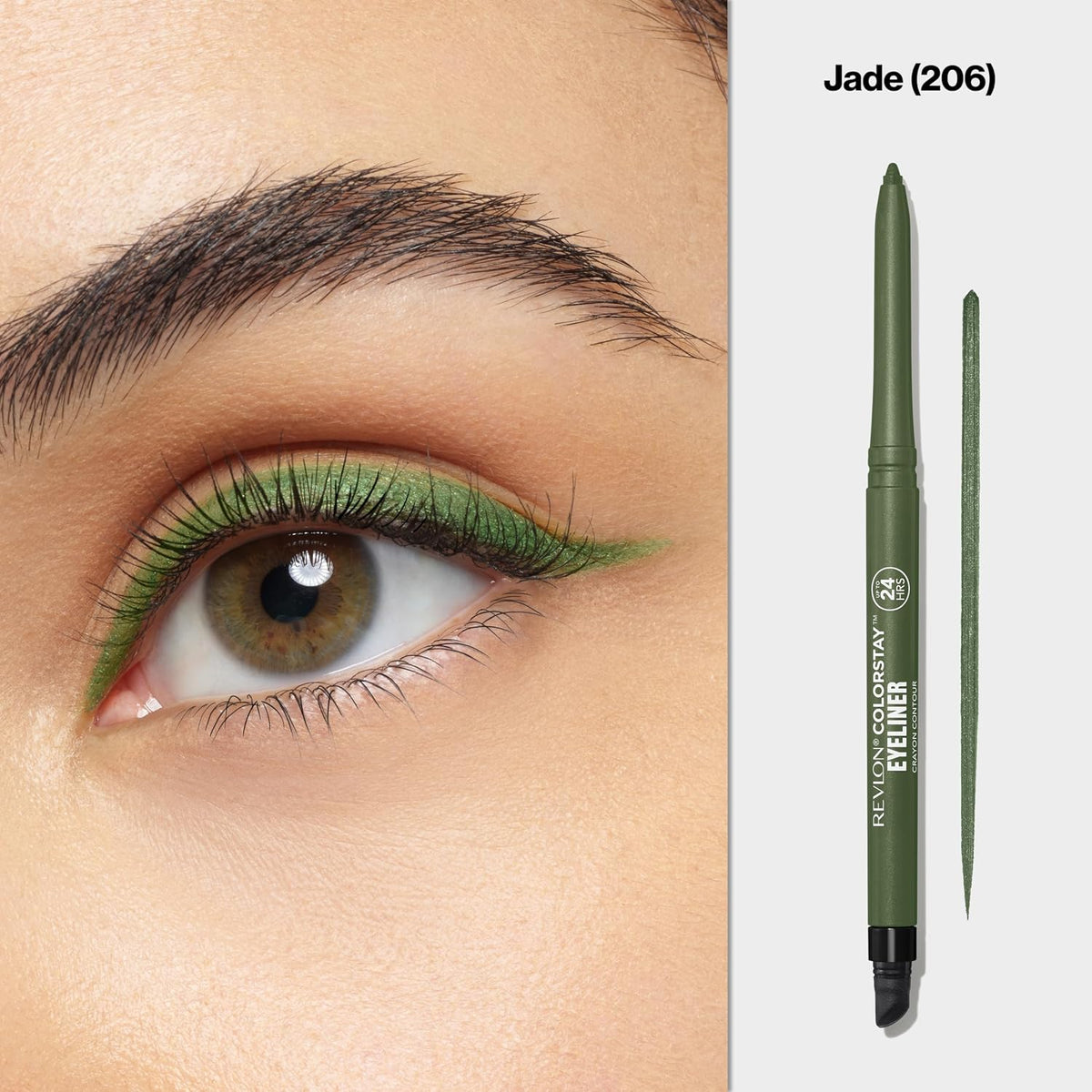 Revlon ColorStay Pencil Waterproof Eyeliner, 201 Black, 2 pack