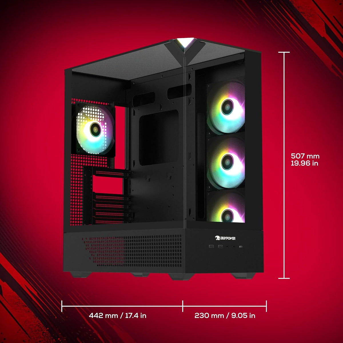 iBUYPOWER Element Gaming PC Desktop Computer Intel Core i7 14700F CPU, NVIDIA GeForce RTX 5070 12GB GPU, 32GB DDR5 RAM, 1TB NVMe SSD, Windows 11 Home, Gamer Keyboard and Mouse - EBI7N5704