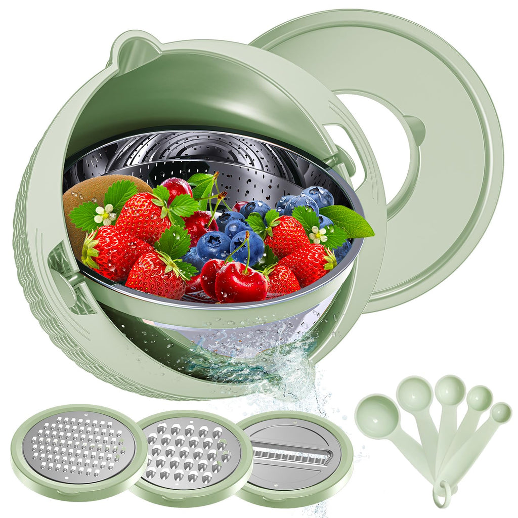 Over the Sink Colander - Strainers and Colanders - Sink Strainer Basket - Expandable Fine Mesh Strainer with Rubber Grip for Veggie, Fruits, Pasta, Home Kitchen Essentials (9.5W x 13.4-21.3L x 3.3H)