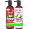 PURA D'OR Apple Cider Vinegar Shampoo & Conditioner Clarifying Set, 16oz x2