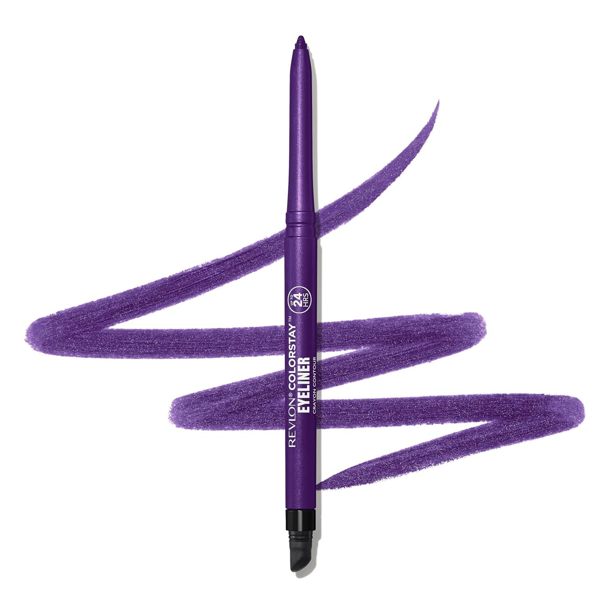 Revlon ColorStay Pencil Waterproof Eyeliner, 201 Black, 2 pack