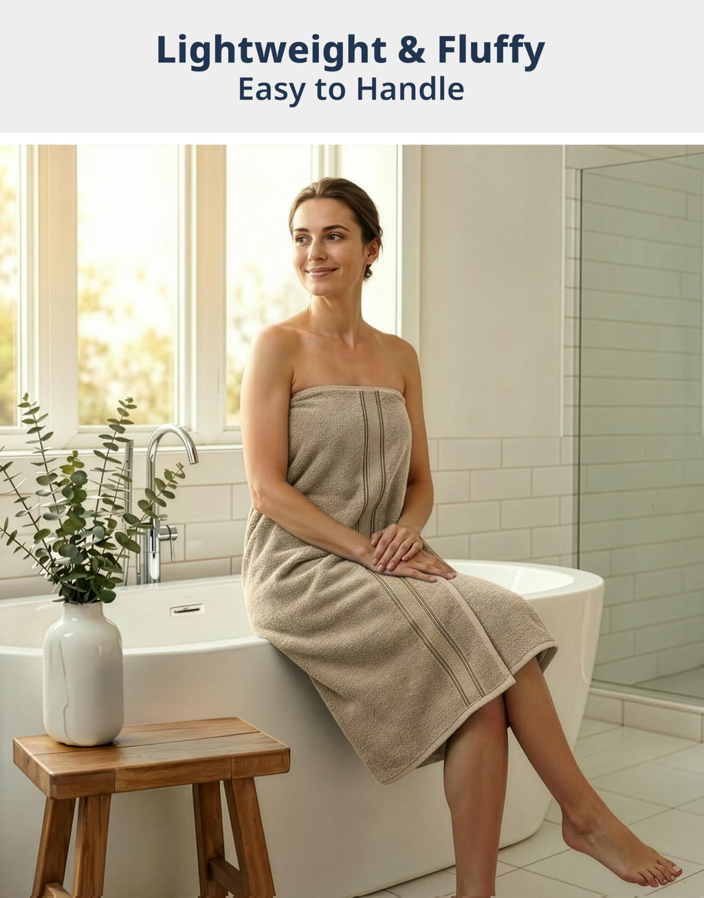 LANE LINEN Bath Towel Set 100% Cotton 18 Piece Soft Absorbent - Grey