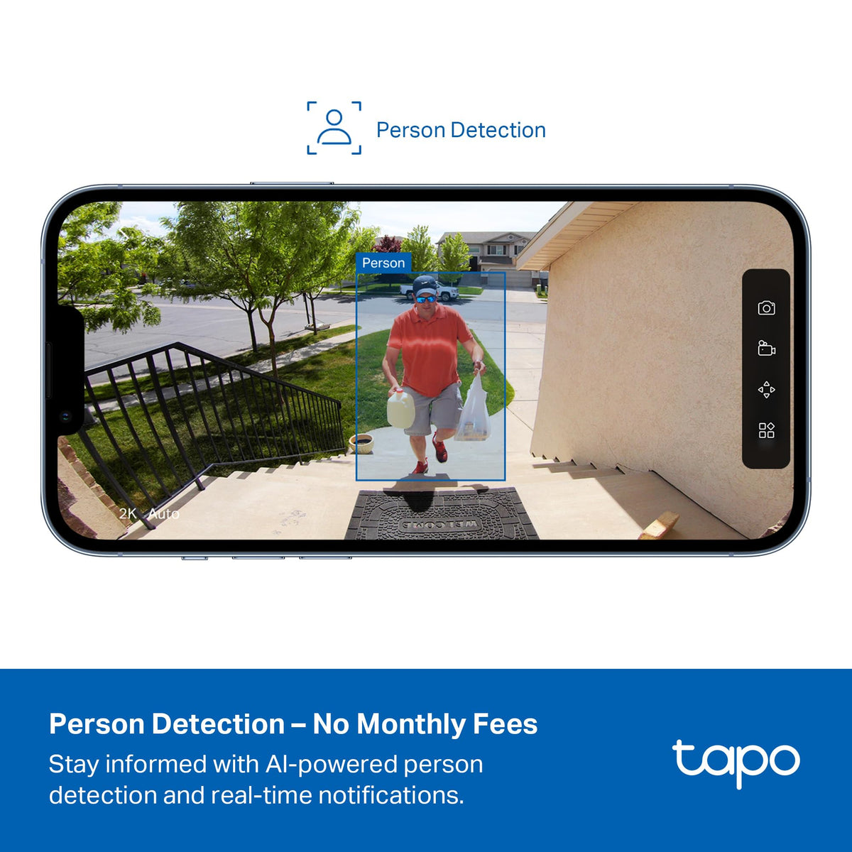Tapo MagCam 2K+ Security Camera Wireless Outdoor, Battery Powered, C425