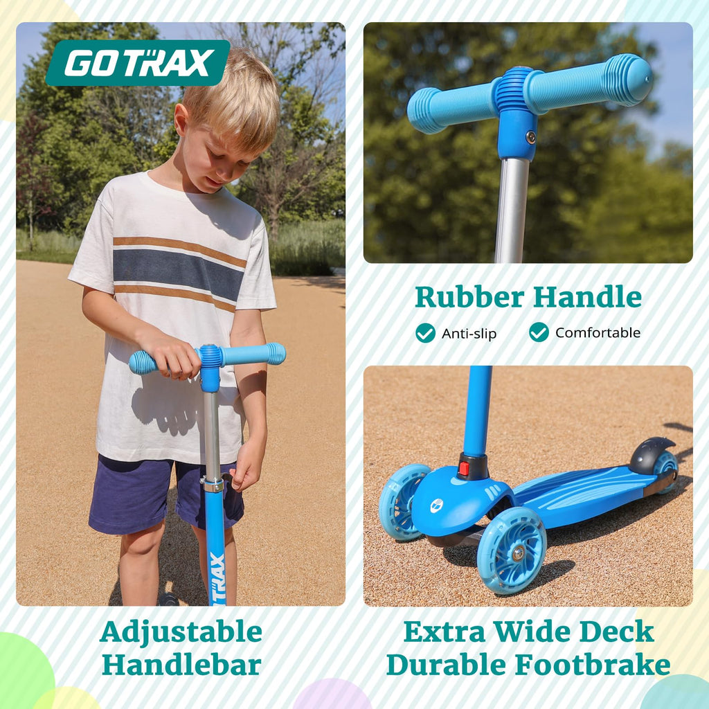 Gotrax KS1 Kids Kick Scooter, 3 Wheels for Boys & Girls 2-8, Gifts