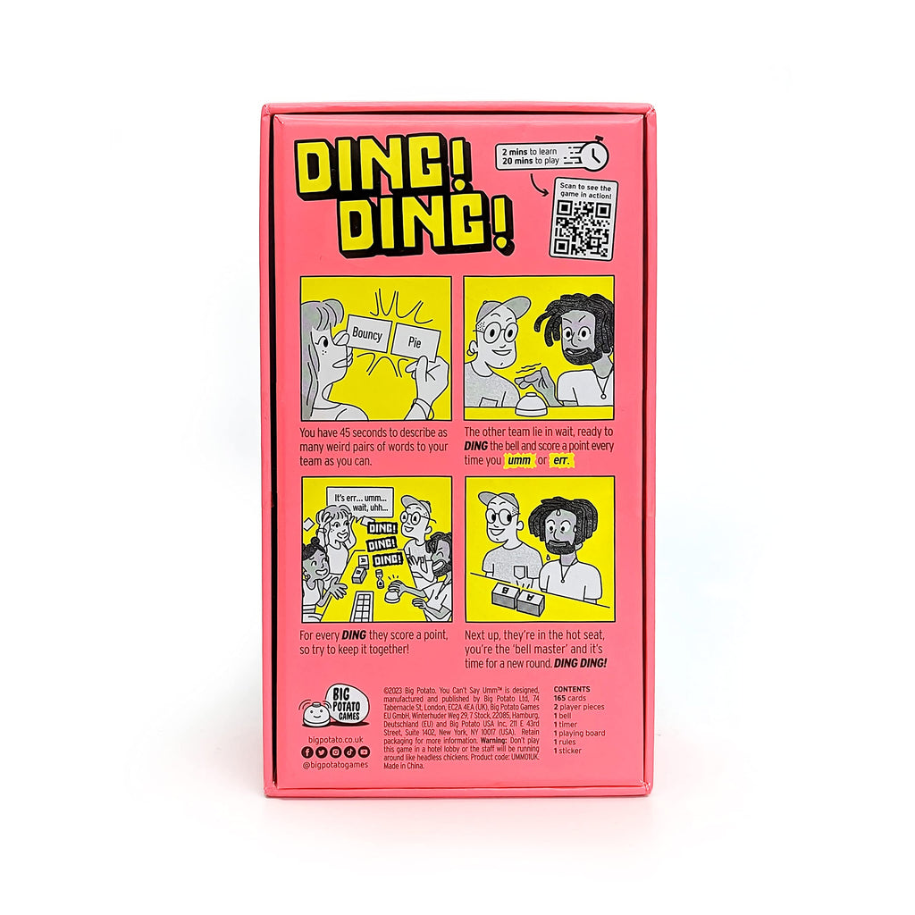 You Can't Say UMM: Fast Family Card Game for Game Night, Ages 8+