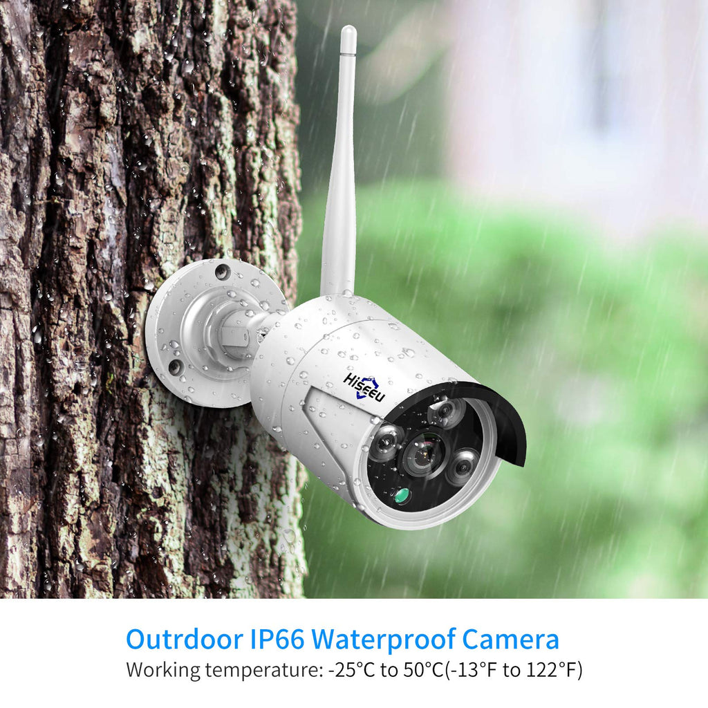 Hiseeu 5MP Home Security Camera System Outdoor, 2.4G/5G Wireless WiFi Pro