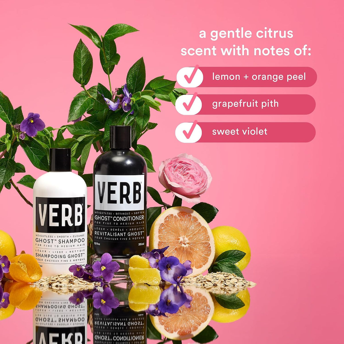 VERB Ghost Shampoo + Conditioner Duo | Weightless Fine Hair Set