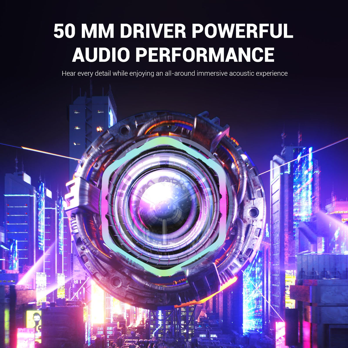EKSA E1000 USB PC Gaming Headset with Mic, 7.1 Surround Sound