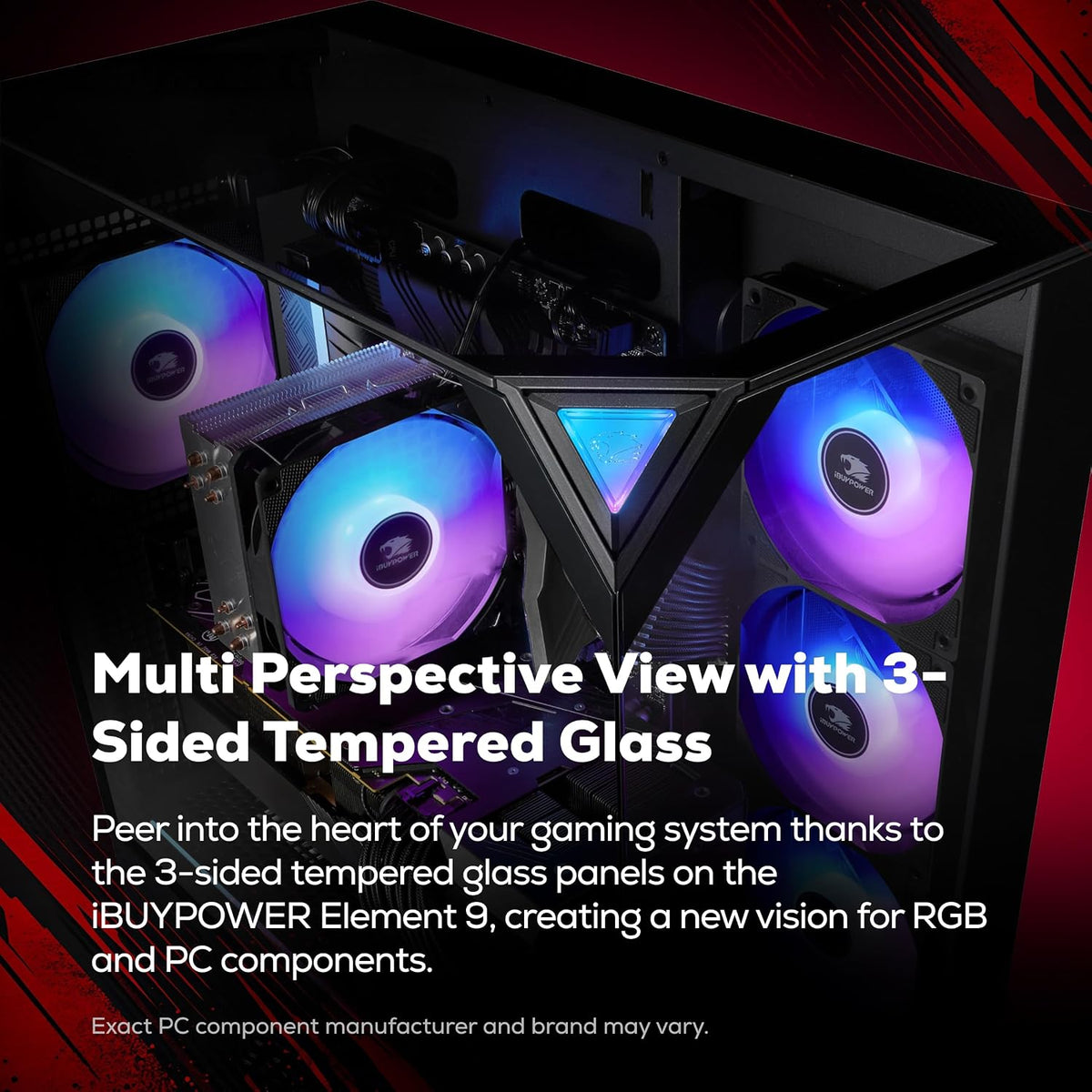 iBUYPOWER Element Gaming PC Desktop Computer Intel Core i7 14700F CPU, NVIDIA GeForce RTX 5070 12GB GPU, 32GB DDR5 RAM, 1TB NVMe SSD, Windows 11 Home, Gamer Keyboard and Mouse - EBI7N5704