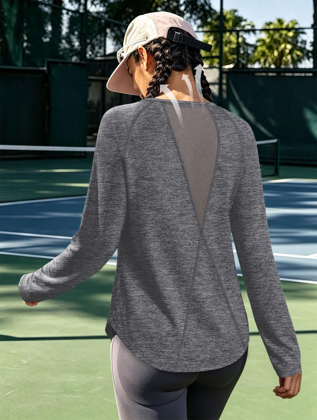 Workout Tops for Women Long Sleeve Shirts Fall Tops Gym Clothes