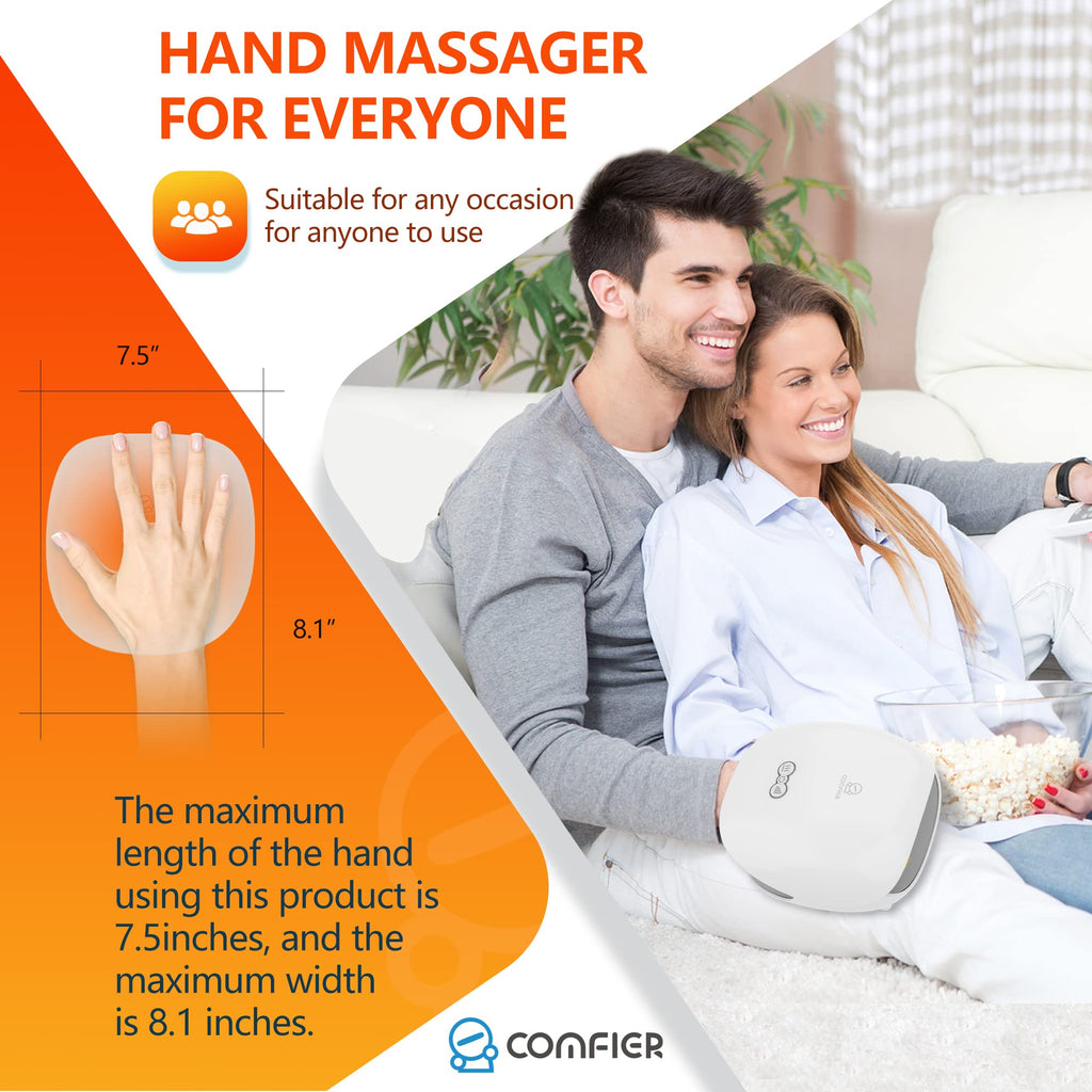COMFIER Hand Massager with Heat and Compression for Arthritis Carpal Tunnel