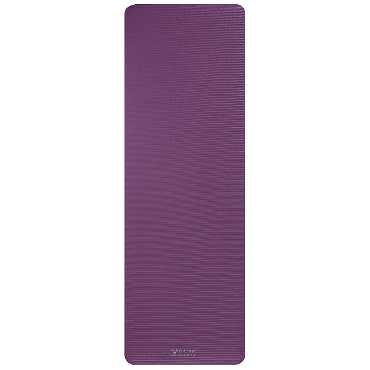 Gaiam Thick Yoga Mat, Exercise & Fitness Mat with Easy-Cinch Carrying Strap