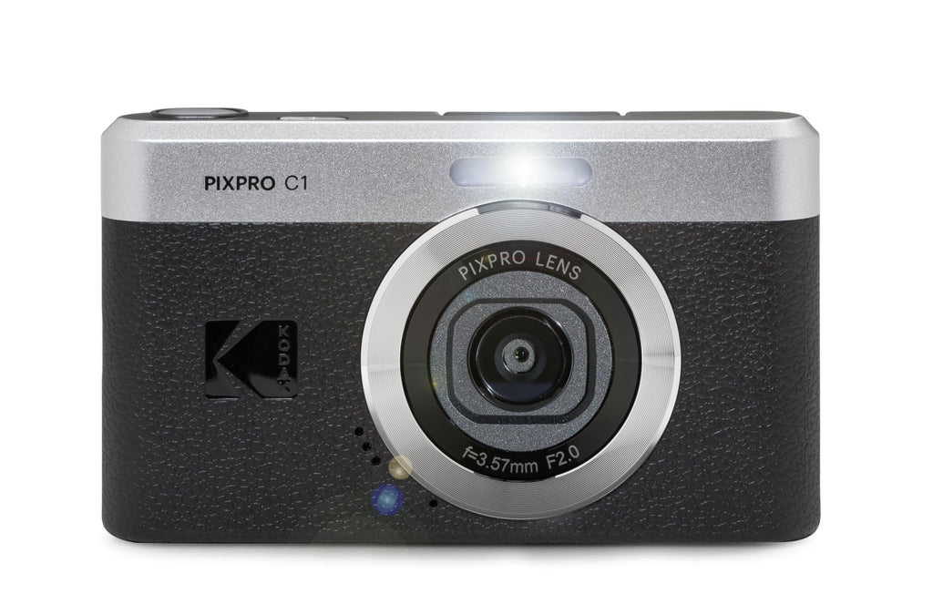 KODAK PIXPRO C1 13MP Compact Digital Camera, 26mm Fixed Lens, Brown
