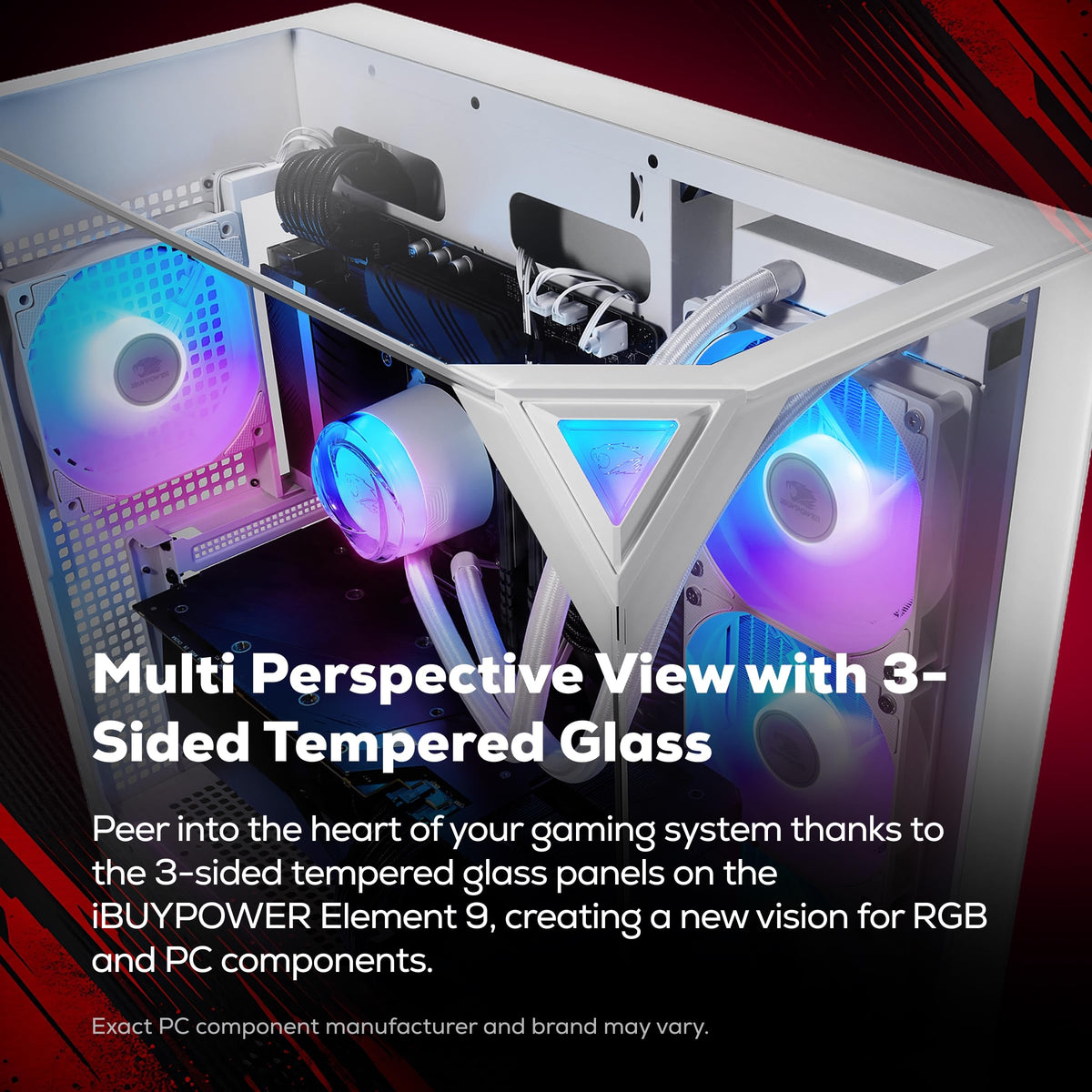 iBUYPOWER Element Gaming PC Desktop Computer Intel Core i7 14700F CPU, NVIDIA GeForce RTX 5070 12GB GPU, 32GB DDR5 RAM, 1TB NVMe SSD, Windows 11 Home, Gamer Keyboard and Mouse - EBI7N5704