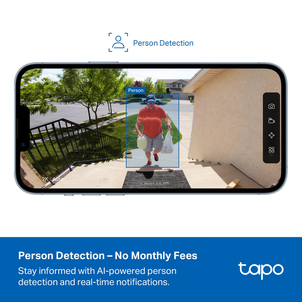 Tapo MagCam 2K+ Security Camera Wireless Outdoor, Battery Powered, C425