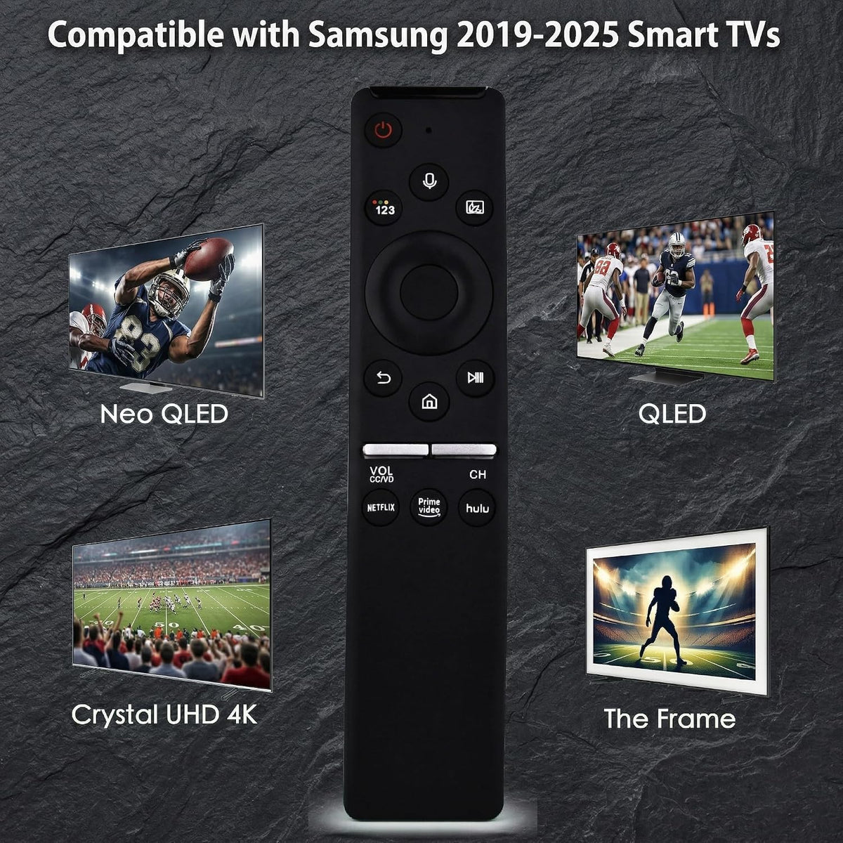 Replacement for Sony Remote,for All 2019-2026 Bravia Smart TV Voice Control