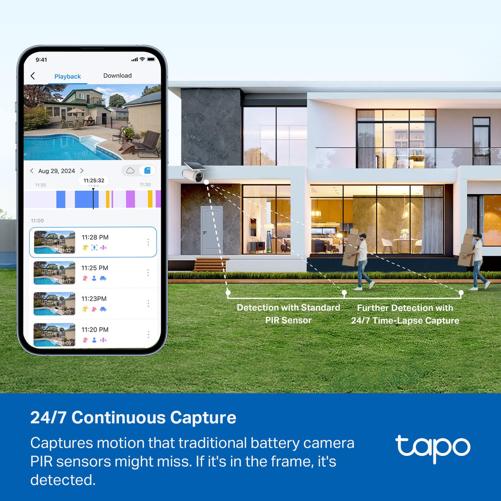 Tapo MagCam 2K+ Security Camera Wireless Outdoor, Battery Powered, C425