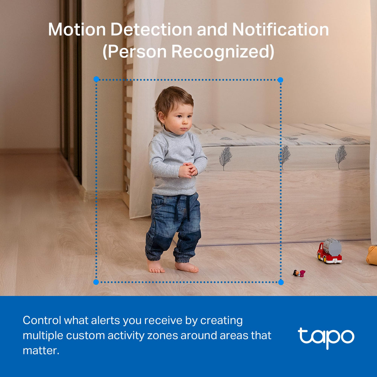 Tapo 1080p Pan/Tilt Security Camera for Baby Monitor, Pet Camera, C200