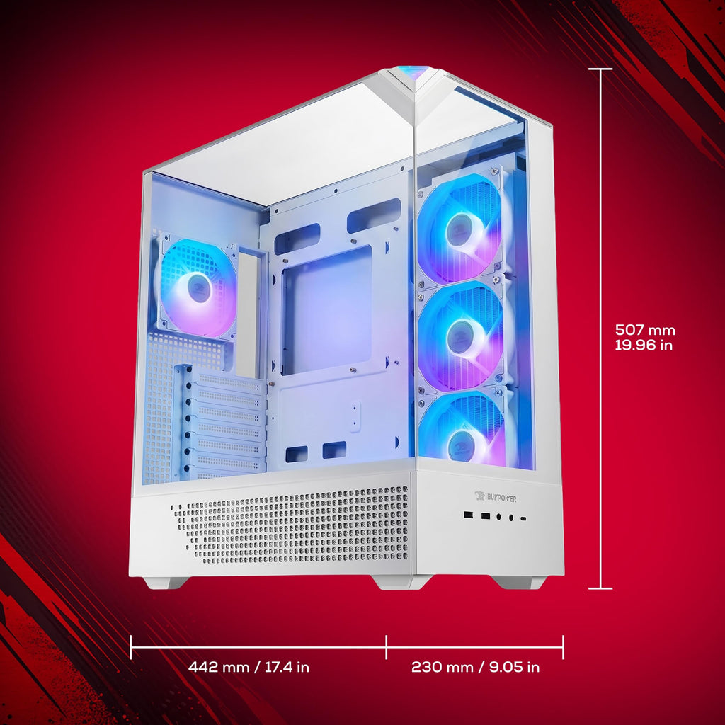 iBUYPOWER Element Gaming PC Desktop Computer Intel Core i7 14700F CPU, NVIDIA GeForce RTX 5070 12GB GPU, 32GB DDR5 RAM, 1TB NVMe SSD, Windows 11 Home, Gamer Keyboard and Mouse - EBI7N5704