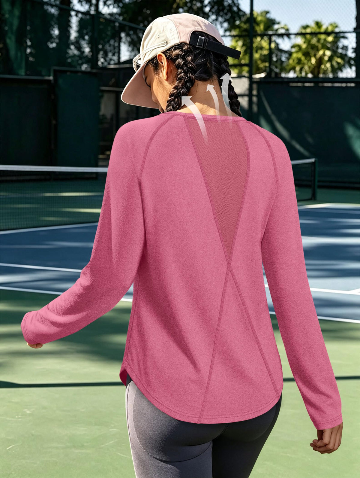 Workout Tops for Women Long Sleeve Shirts Fall Tops Gym Clothes