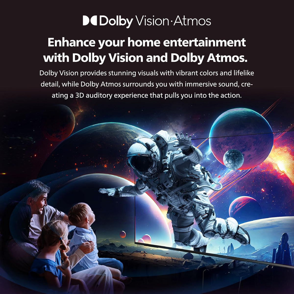 PHILIPS (FLAGSHIP MODEL) 65 INCH PREMIUM QLED GOOGLE SMART TV | WORLDWIDE WARRANTY | DOLBY VISION & ATMOS | ADVANCED IMAGE PROCESSOR | QLED GOOGLE SMART TV WITH ULTRA -ADVANCED FEATURES