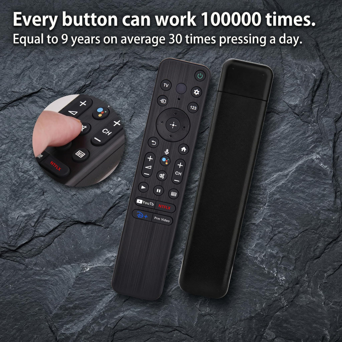 Replacement for Sony Remote,for All 2019-2026 Bravia Smart TV Voice Control