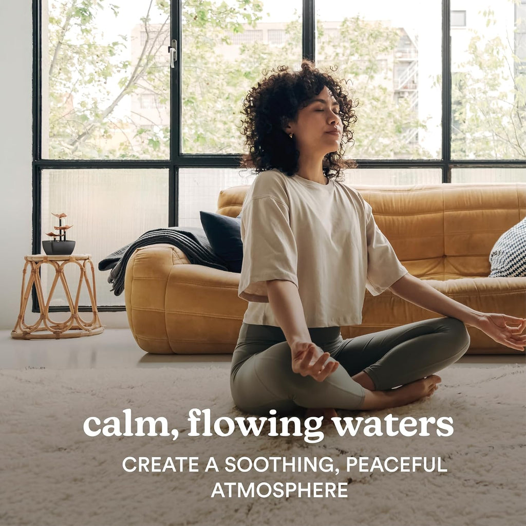 Homedics Tabletop Water Fountain, Home Décor Soothing Sound Machine