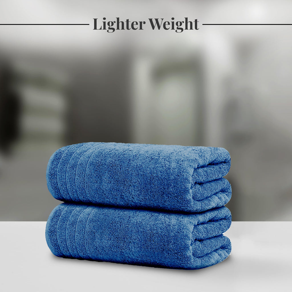 Tens Towels 8 Piece Towel Set, 2 XL Bath, 2 Hand, 4 Washcloth, Black
