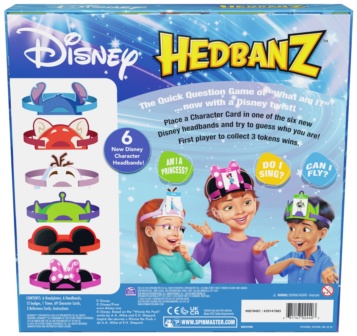 Spin Master Games Hedbanz Picture Guessing Game for Family Game Night