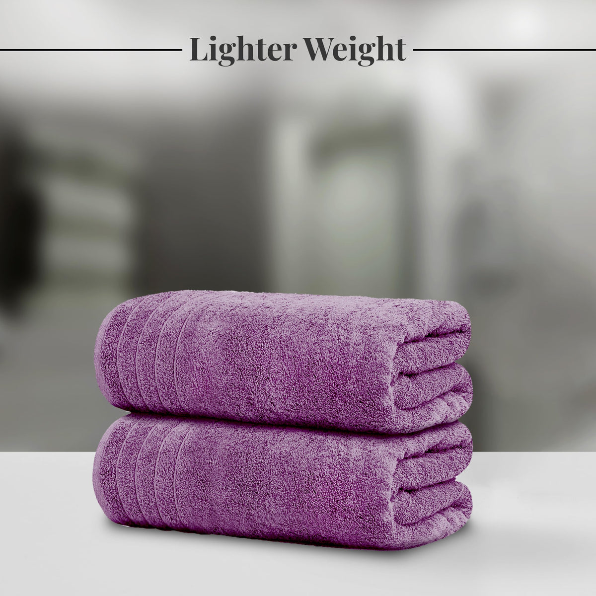 Tens Towels 8 Piece Towel Set, 2 XL Bath, 2 Hand, 4 Washcloth, Black