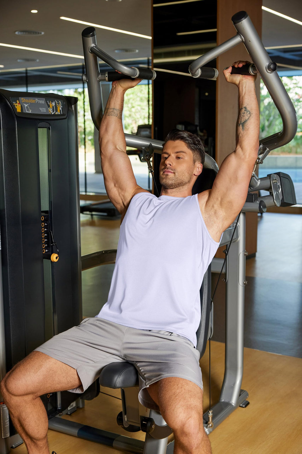 COOFANDY Men's Sleeveless Shirt Quick Dry Workout Tank Top Gym Muscle T Shirts Sport Athletic Tanks Moisture Wicking