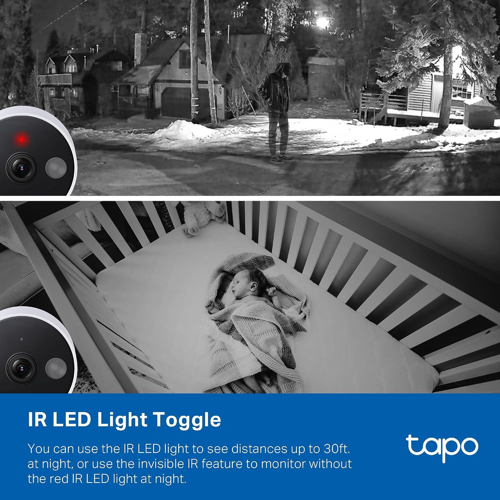 Tapo 2K Indoor/Outdoor Dual Lens Pan/Tilt Wired Security Camera, C246D