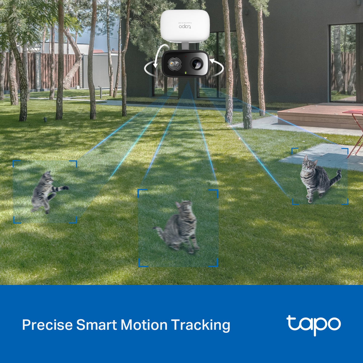 Tapo 2K Pan Tilt Security Camera for Baby Monitor, Dog Camera,C211(2-Pack)