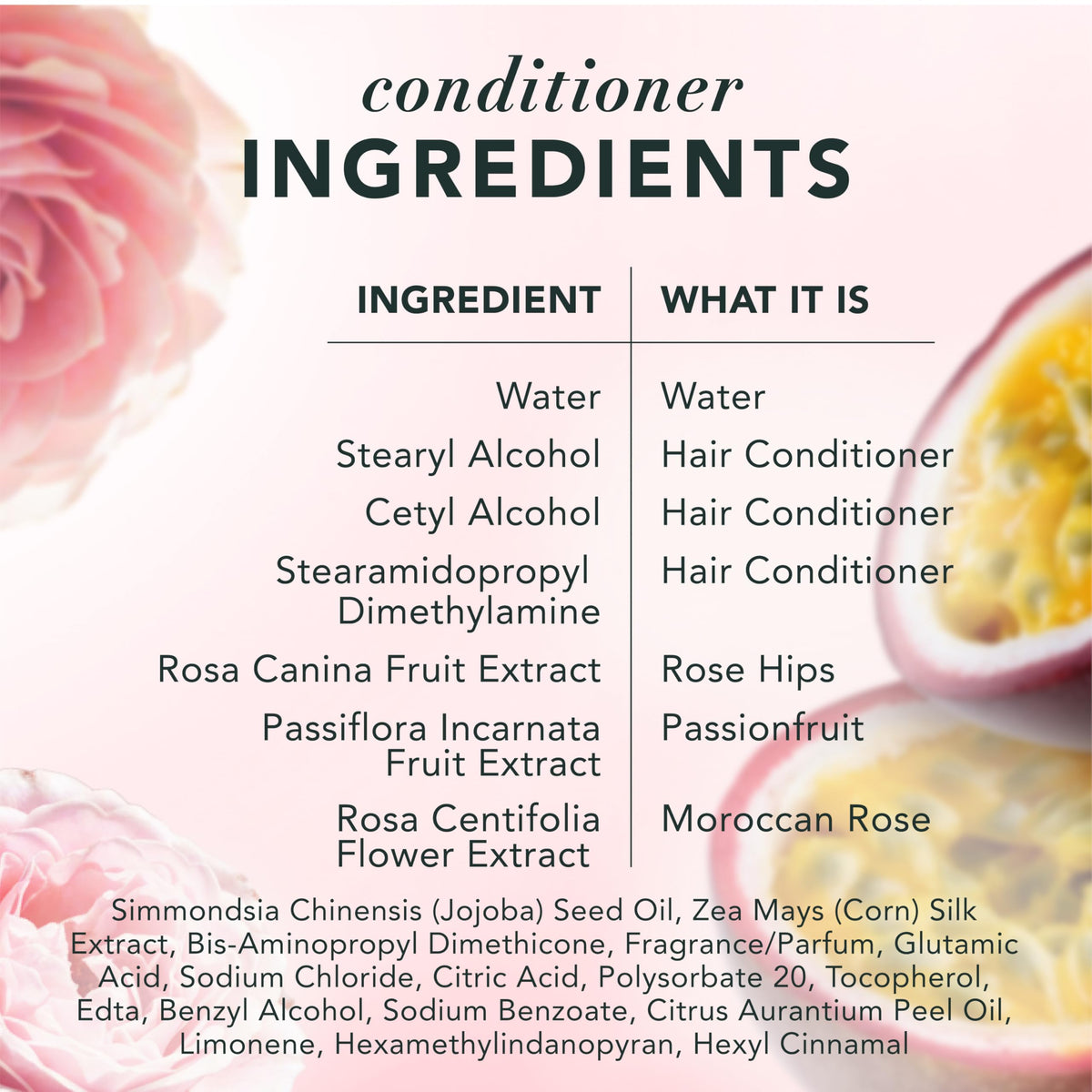 Herbal Essences Shampoo & Conditioner Set, Rose Hips - Smooth Collection, Paraben-Free, Color-Safe, Shiny Hair with Jojoba & Vitamin E, 29.2 Fl Oz Each, 2-Pack