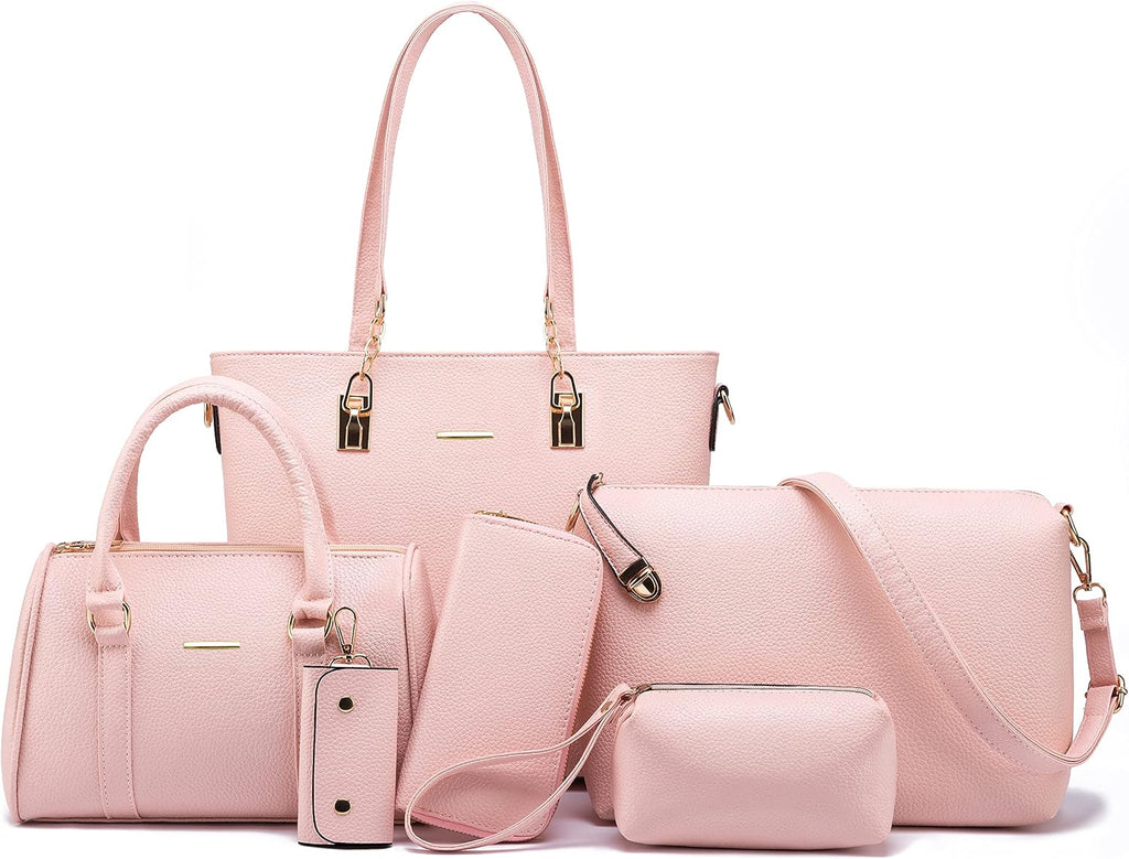 2E-youth Damen Geldbrsen und Handtaschen Set Tragetasche, Umhngetasche