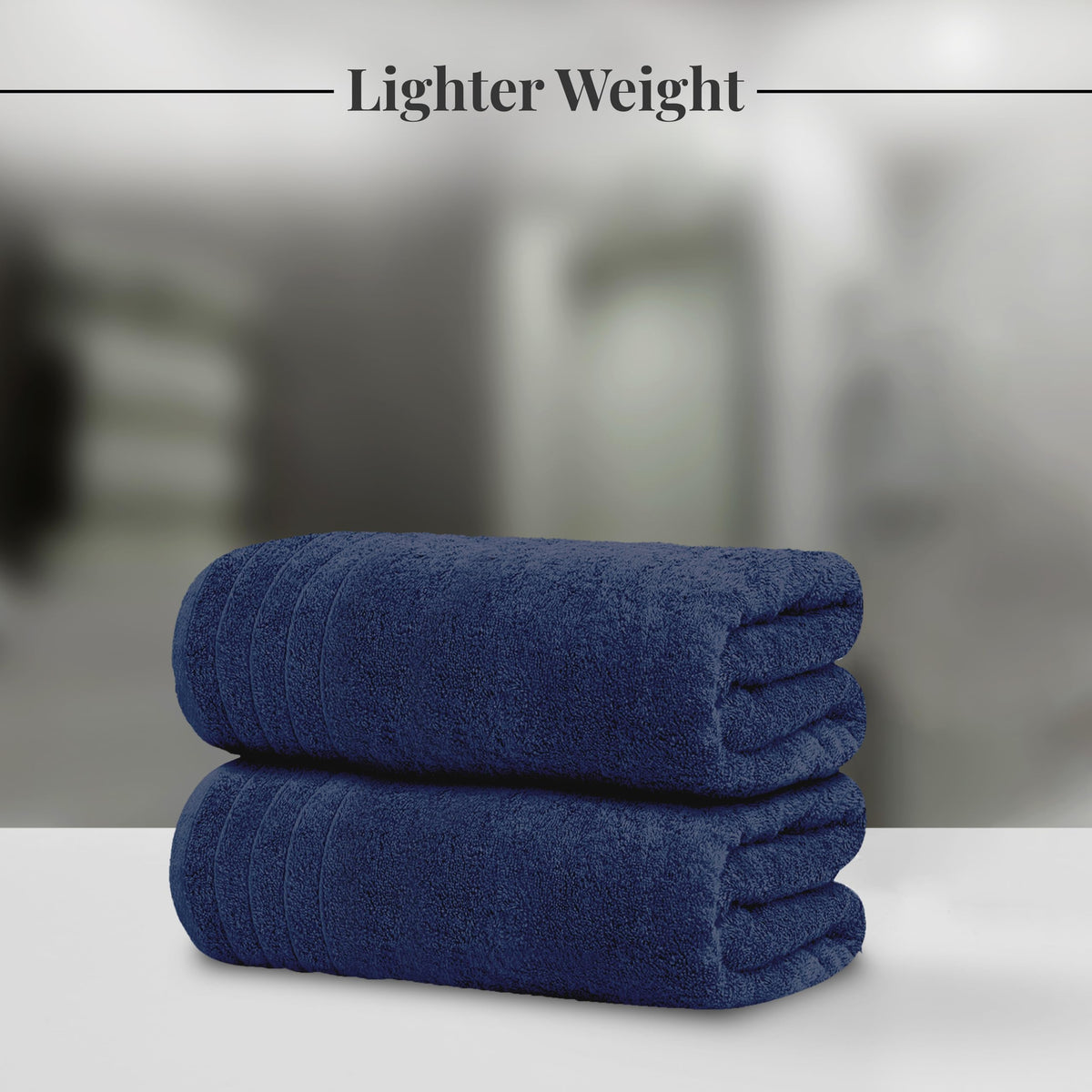 Tens Towels 8 Piece Towel Set, 2 XL Bath, 2 Hand, 4 Washcloth, Black