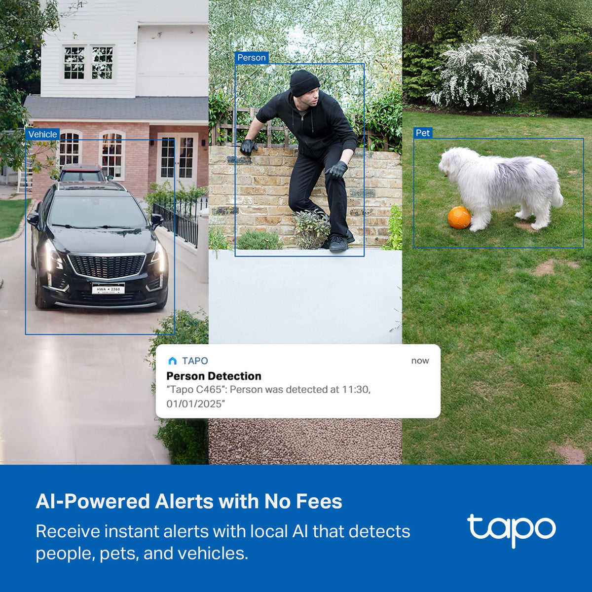 Tapo MagCam 2K+ Security Camera Wireless Outdoor, Battery Powered, C425