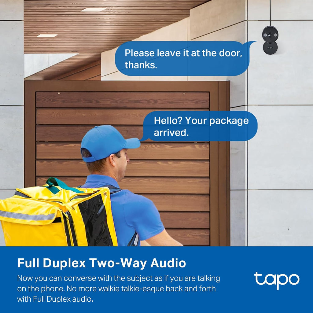 Tapo 2K Indoor/Outdoor Dual Lens Pan/Tilt Wired Security Camera, C246D
