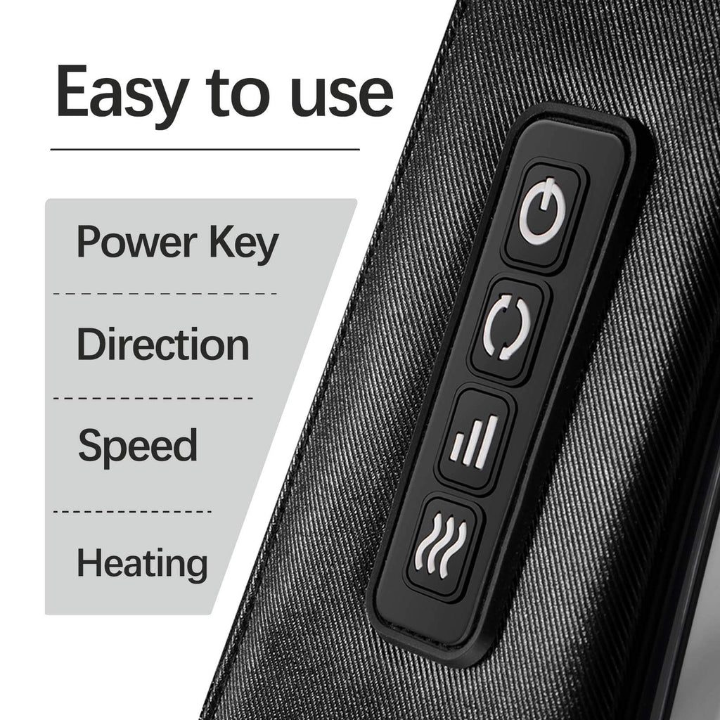 Mirakel Heat Neck Massager for Pain Relief Deep Tissue - Gift for Women Men